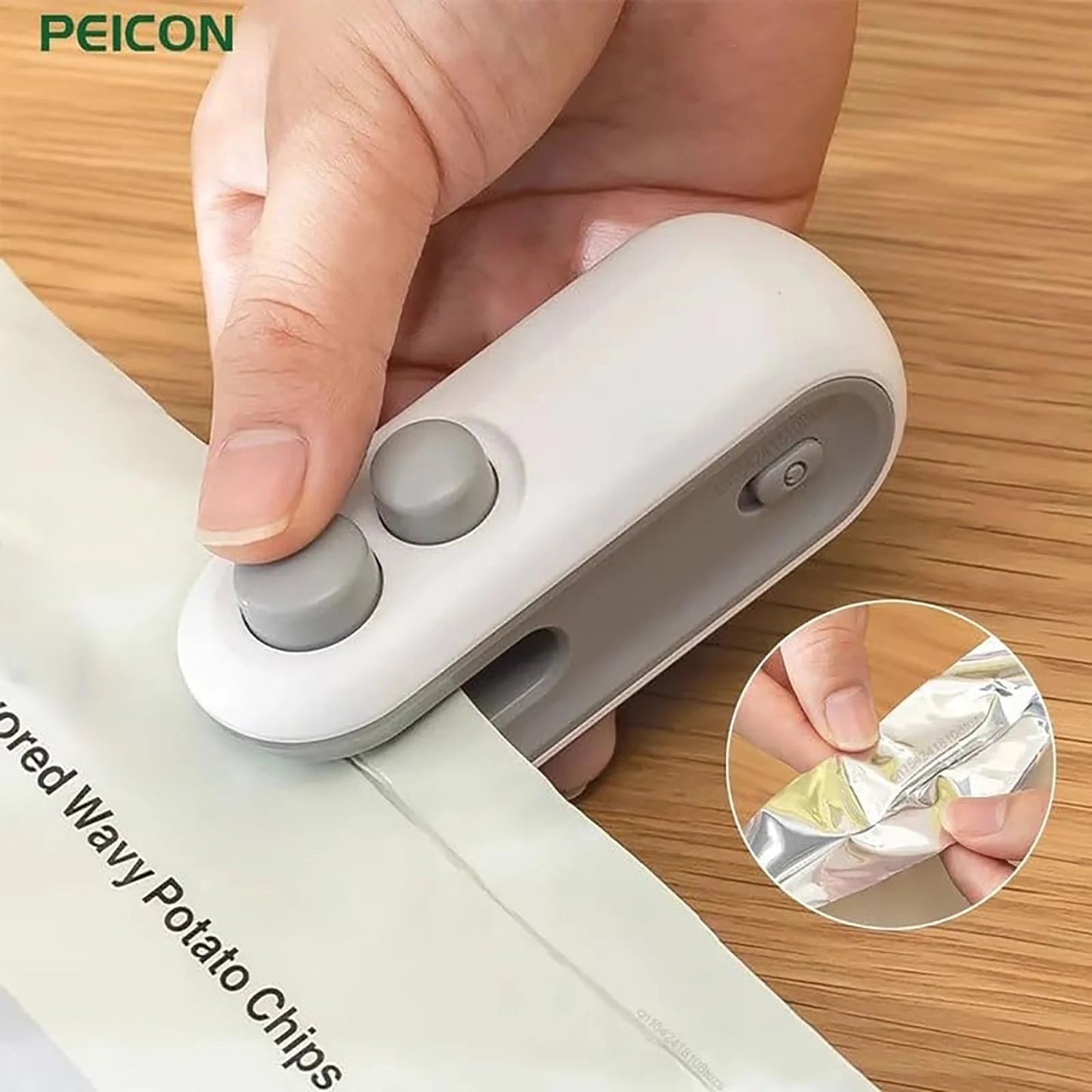 PackMate™ 2-in-1 Bag Sealer & Cutter – Compact. Powerful. Always Fresh.