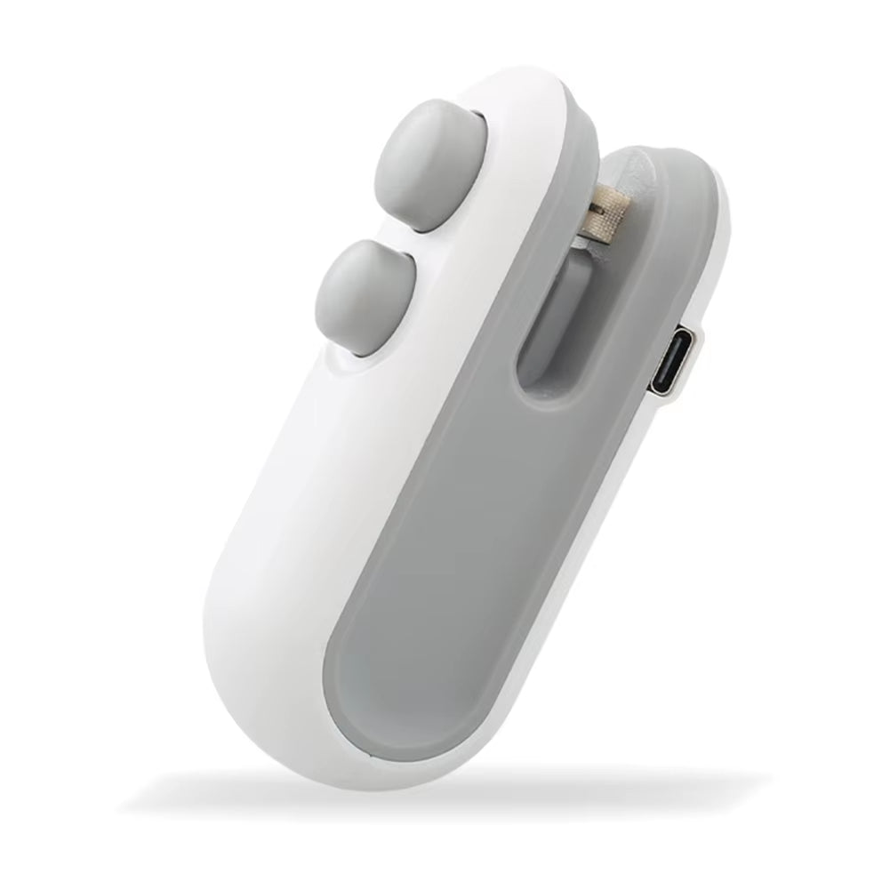 2 in 1 Sealer Cutter Portable Resealer Machine Vacuum Food Sealer Handheld Bag Sealing Machine for Food Storage Snacks Freshness