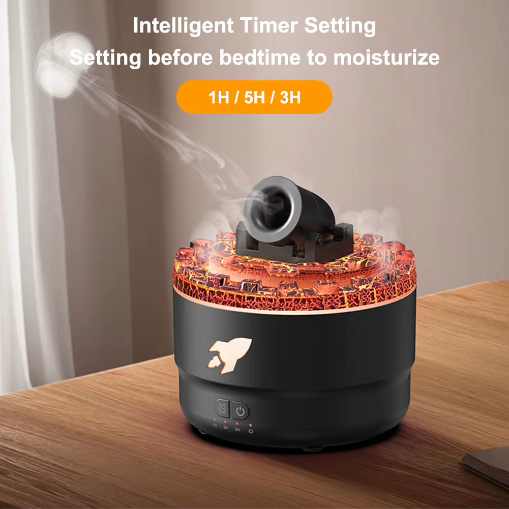 Cannon Blast Aroma Humidifier Essential Oil Diffuser Air Humidifier with Timer Aromatherapy Diffuser for Bedroom