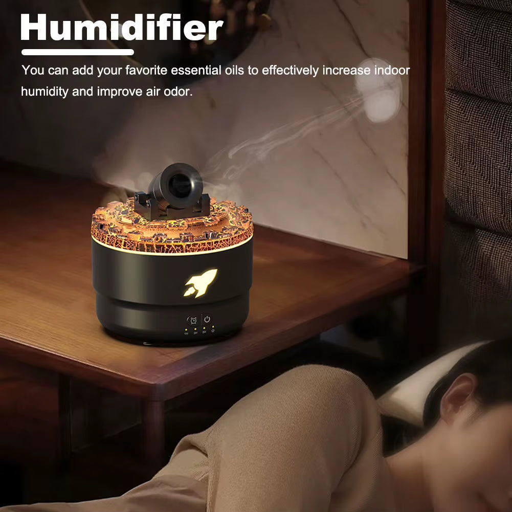 Cannon Blast Aroma Humidifier Essential Oil Diffuser Air Humidifier with Timer Aromatherapy Diffuser for Bedroom